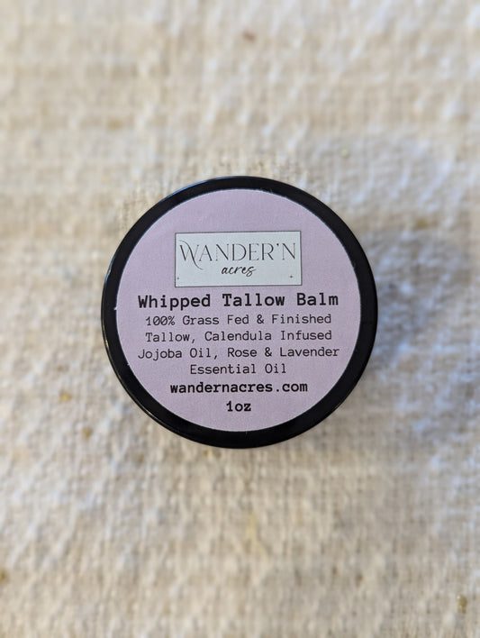 Whipped Tallow Balm 1oz Lavender Rose